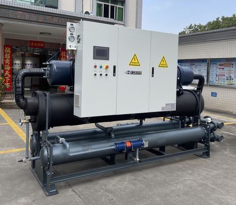 JLSW-200D aangepaste watergekoelde schroefcompressor chiller PLC-besturing 100kW