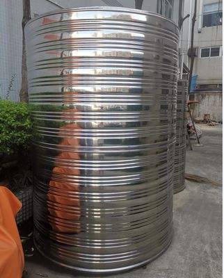 0.1MPa Edelstaal geïsoleerde watertank verticaal voor temperatuur 80 graden