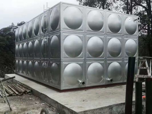 Geïsoleerde gepolijste watertanks van roestvrij staal 1,0 MPa 0,6 MPa