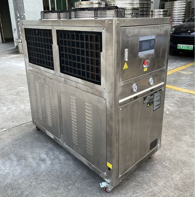 JLSB-6HP rol roestvrij staal waterkoeler met PLC microprocessor controller