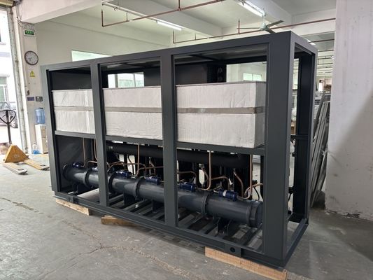 Watergekoelde waterkoelinstallatie Shell tube condenser R22/R407C koelmiddel microprocessor controller 5-300KW