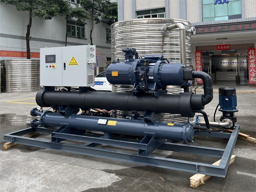 JLSW-80D watergekoelde schroefchiller voor energieopslag mobiele laadstations